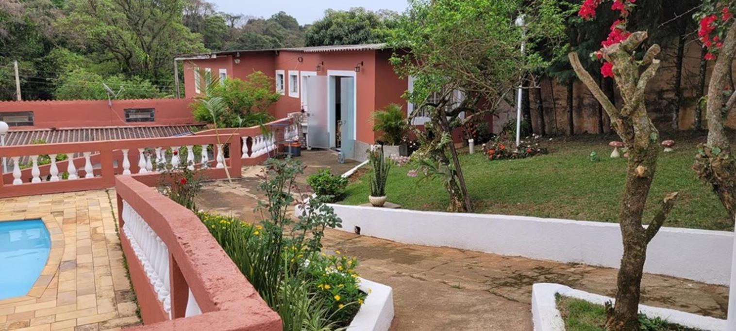 Linda Chacara Com Piscina Churrasqueira E Wi-Fi Mairinque Extérieur photo