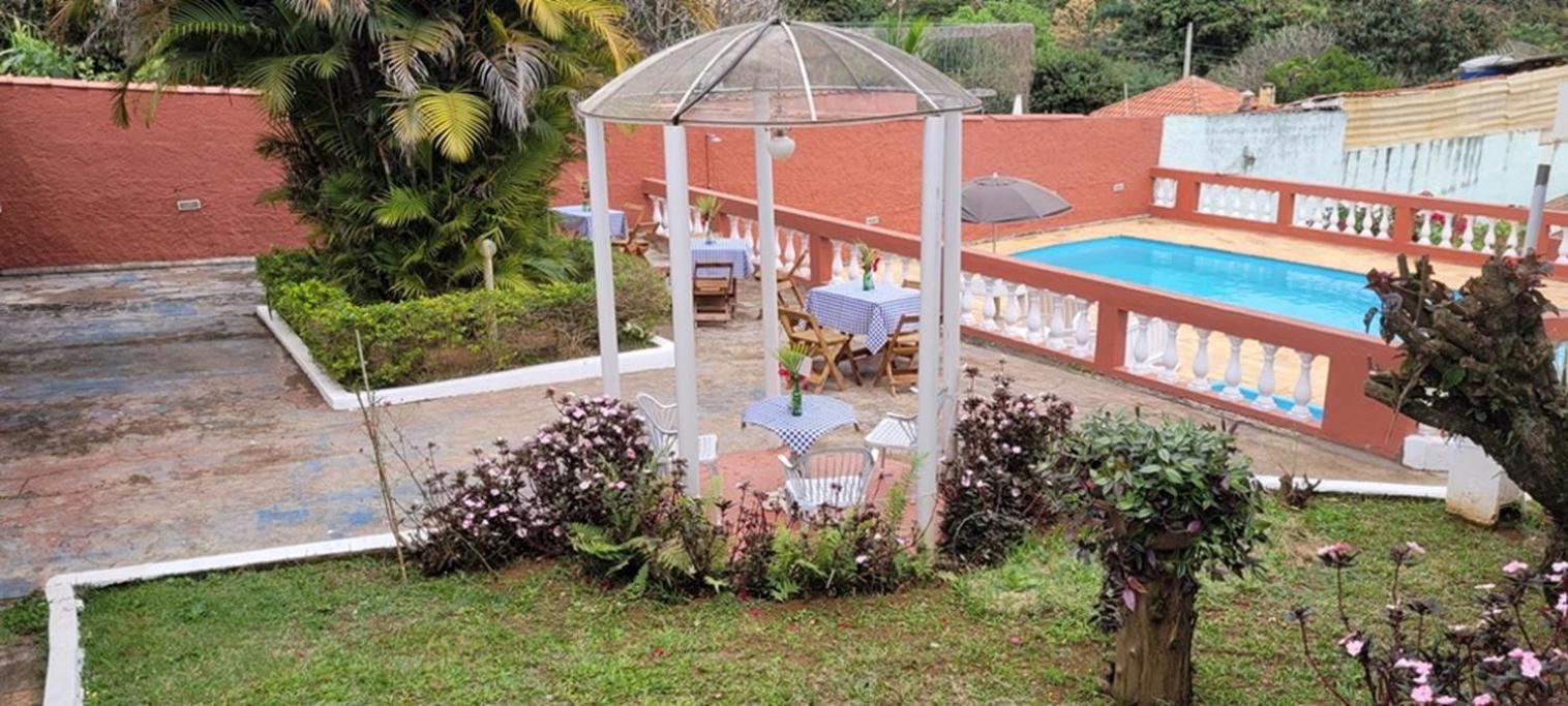Linda Chacara Com Piscina Churrasqueira E Wi-Fi Mairinque Extérieur photo