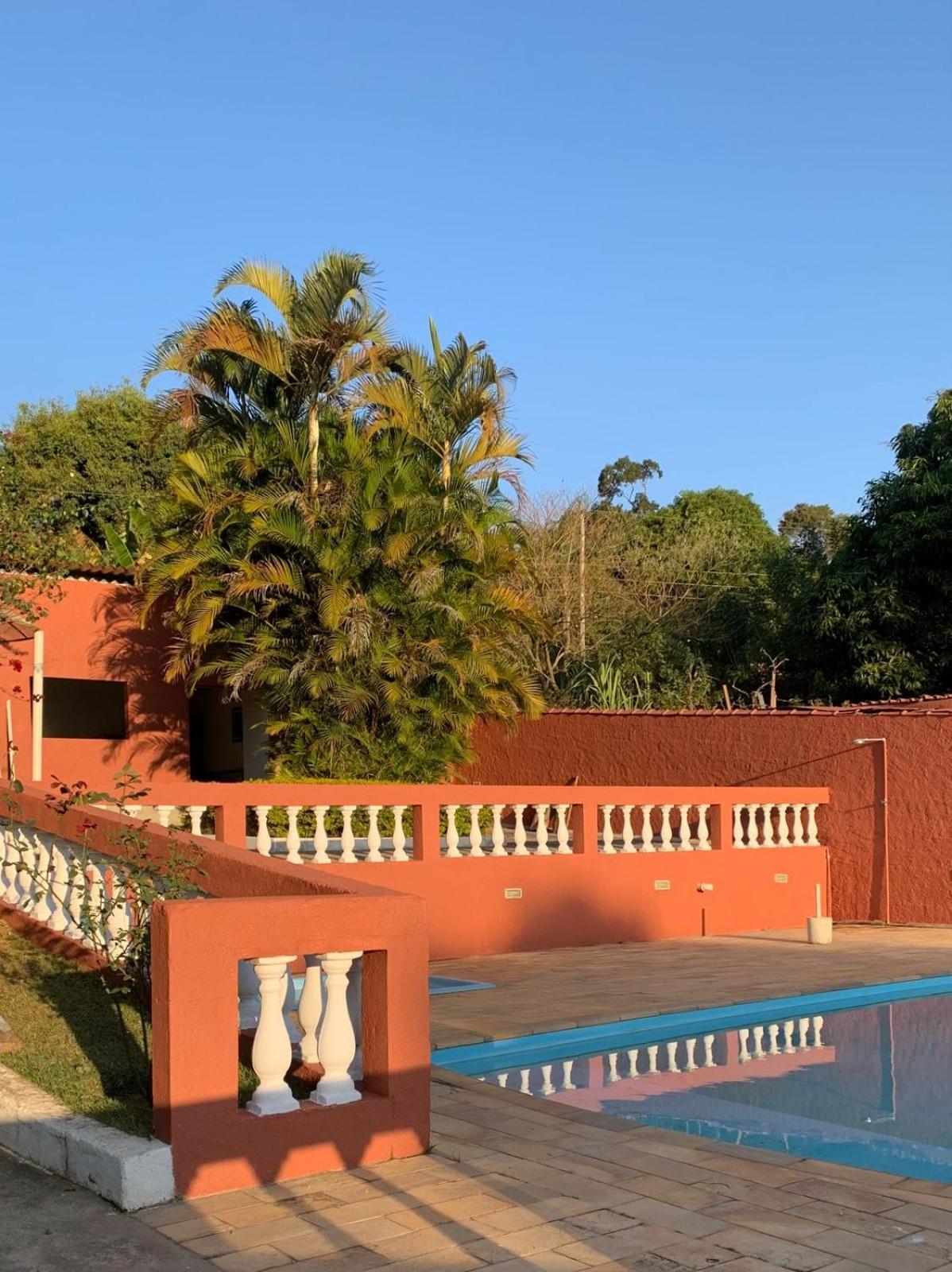 Linda Chacara Com Piscina Churrasqueira E Wi-Fi Mairinque Extérieur photo